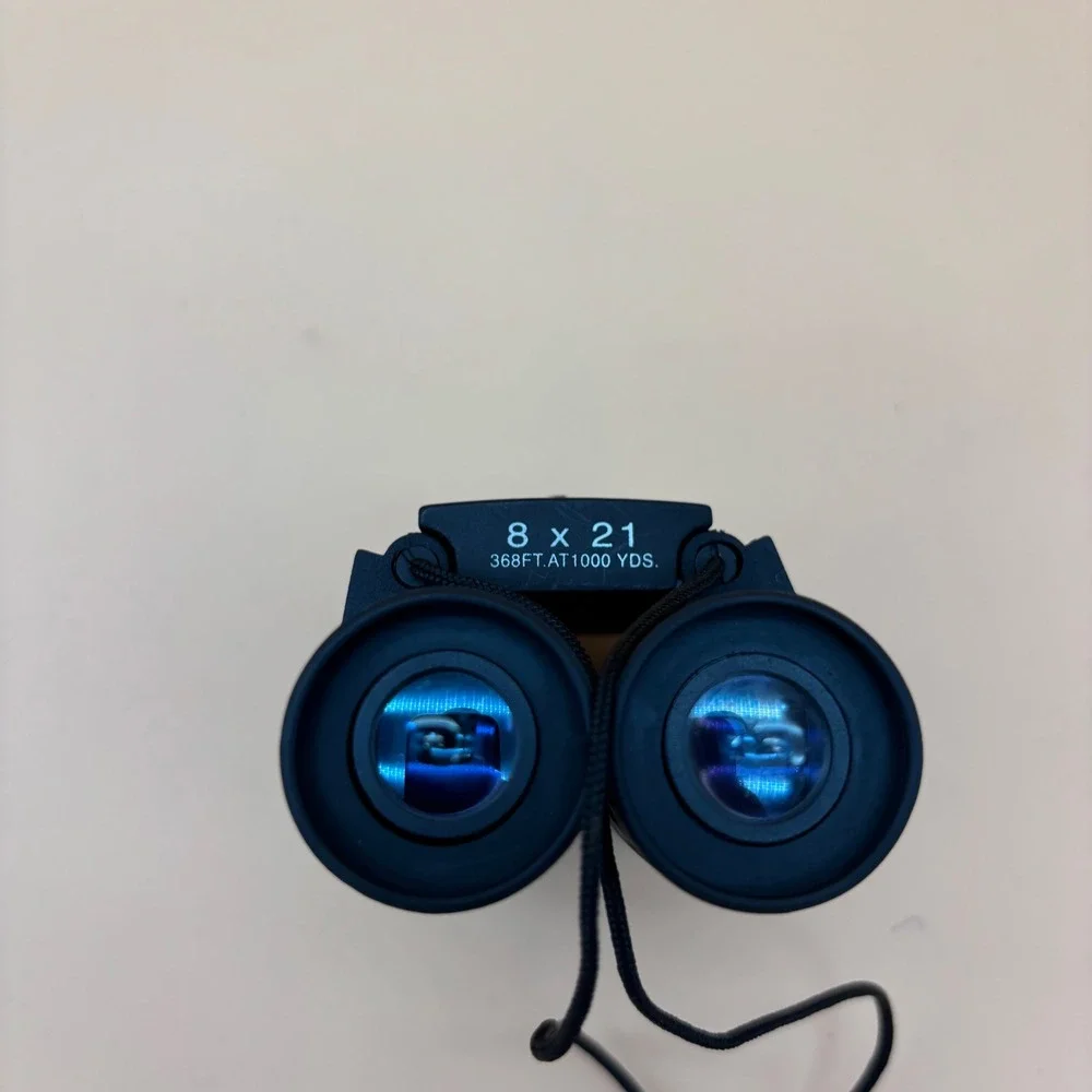 Bushnell 8x21 Compact Folding Binoculars Black 13-2514 with Case